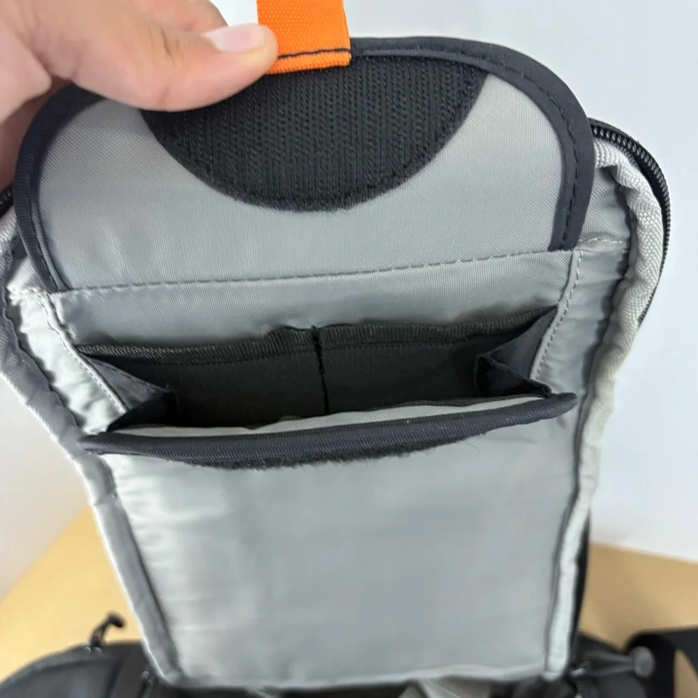 Lowepro Crossbody Camera Bag, Black, Adjustable Sizing, Space for 3-4 Lenses